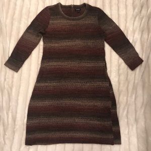 Apt. 9 Fall tone sweater dress, small.